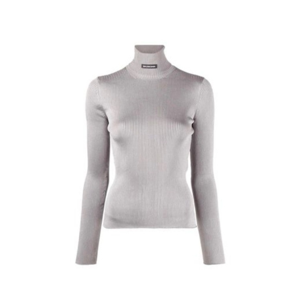 Balenciaga all over turtleneck top